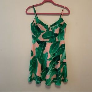 Buddy Love palm print mini dress  new with tags size Medium